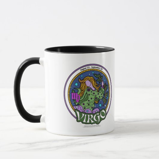 NP Virgo Black 11oz Ringer Mok (Links)