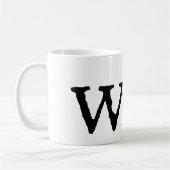 NP Witch 11 oz Classic White Mok (Links)