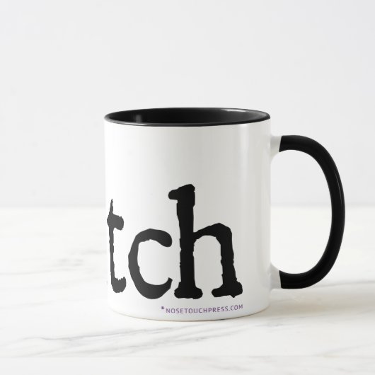 NP Witch Black 11 oz Ringer Mok (Rechts)