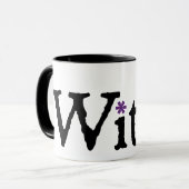 NP Witch Black 11 oz Ringer Mok (Voorkant links)