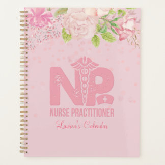 NP zurse roze - Aangepaste Floral Journal Planner