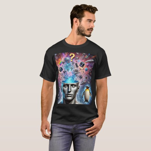NPC Brain Break – Fractal Overload T-shirt (Voorkant volledig)