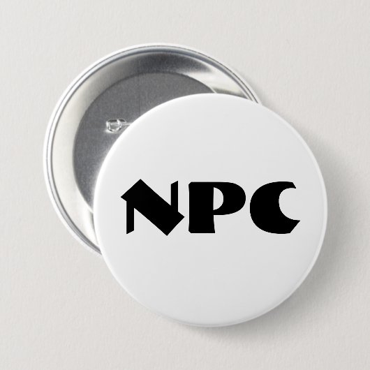 NPC-Button Ronde Button 7,6 Cm (Voorkant /achterkant)