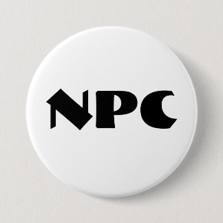 NPC-Button Ronde Button 7,6 Cm