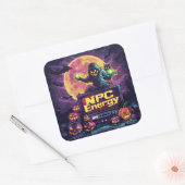 NPC-energie | ExDesigner | Halloween Vierkante Sticker (Envelop)