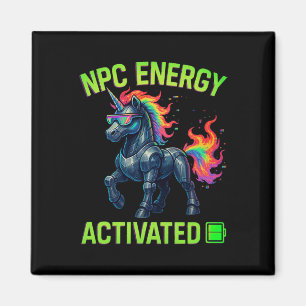 Npc Energie Geactiveerde Grappige Esthetische Game Magneet