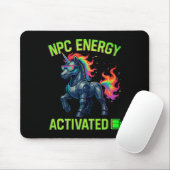 Npc Energie Geactiveerde Grappige Esthetische Game Muismat (Met muis)
