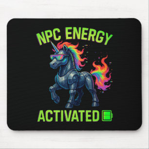 Npc Energie Geactiveerde Grappige Esthetische Game Muismat