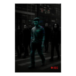 NPC Hunt - Target Glitch vastgelegd Perfect Poster