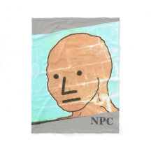 NPC MEME Fun Play Game-deken