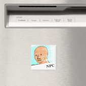 NPC MEME Fun Play Game magneet (Insitu (Vaatwasser))