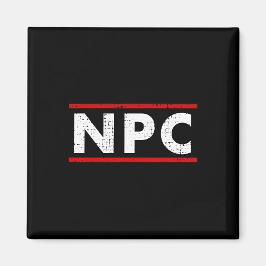 Npc Meme - Niet Speler Karakter 1  Magneet (Voorkant)