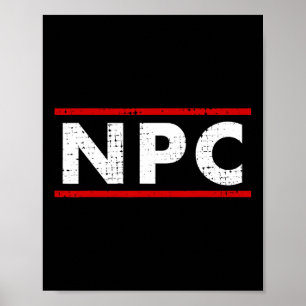 Npc Meme - Niet Speler Karakter 1 Poster
