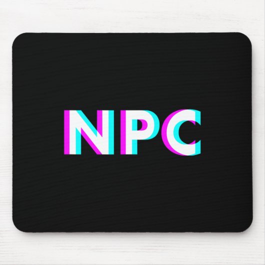 Npc Meme - Niet Speler Karakter 2  Muismat (Voorkant)