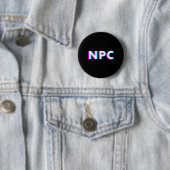Npc Meme - Niet Speler Karakter 2 Ronde Button 5,7 Cm (In situ)