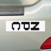 NPC - Niet afspeelbaar teken Bumpersticker (Op auto)