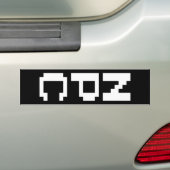 NPC - Niet afspeelbaar teken Bumpersticker (Op auto)