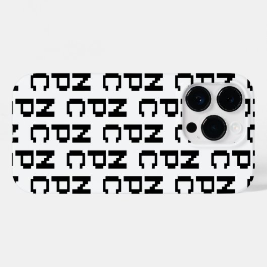 NPC - Niet afspeelbaar teken Case-Mate iPhone Case (Achterkant (horizontaal))