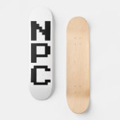 NPC - Niet afspeelbaar teken Persoonlijk Skateboard (Voorkant)