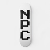 NPC - Niet afspeelbaar teken Persoonlijk Skateboard (Voorkant)