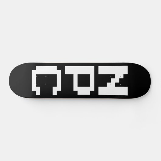NPC - Niet afspeelbaar teken Persoonlijk Skateboard (Horizontaal)