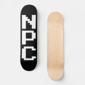 NPC - Niet afspeelbaar teken Persoonlijk Skateboard (Voorkant)
