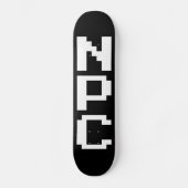 NPC - Niet afspeelbaar teken Persoonlijk Skateboard (Voorkant)