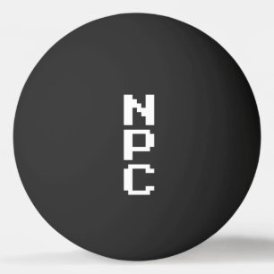 NPC - Niet afspeelbaar teken Pingpongbal