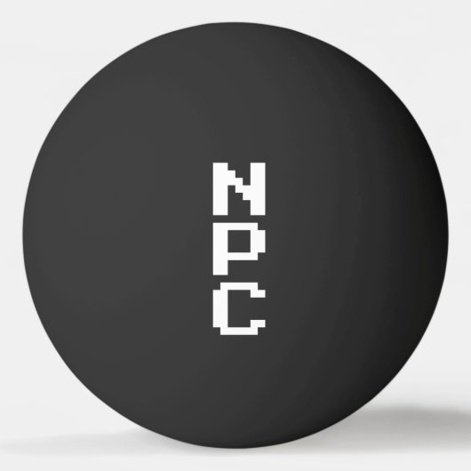 NPC - Niet afspeelbaar teken Pingpongbal (Voorkant)