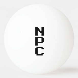 NPC - Niet afspeelbaar teken Pingpongbal