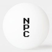 NPC - Niet afspeelbaar teken Pingpongbal (Achterkant)