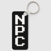 NPC - Niet afspeelbaar teken Sleutelhanger (Achterkant)