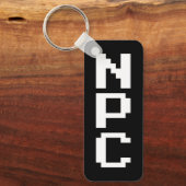 NPC - Niet afspeelbaar teken Sleutelhanger (Voorkant)