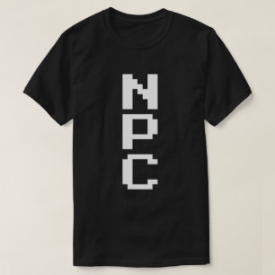 NPC - Niet afspeelbaar teken T-shirt