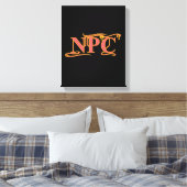 NPC niet Maim Rob of Kill Funny RPG Canvas Afdruk (Insitu (Slaapkamer))