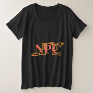 NPC niet Maim Rob of Kill Funny RPG Grote Maat T-shirt