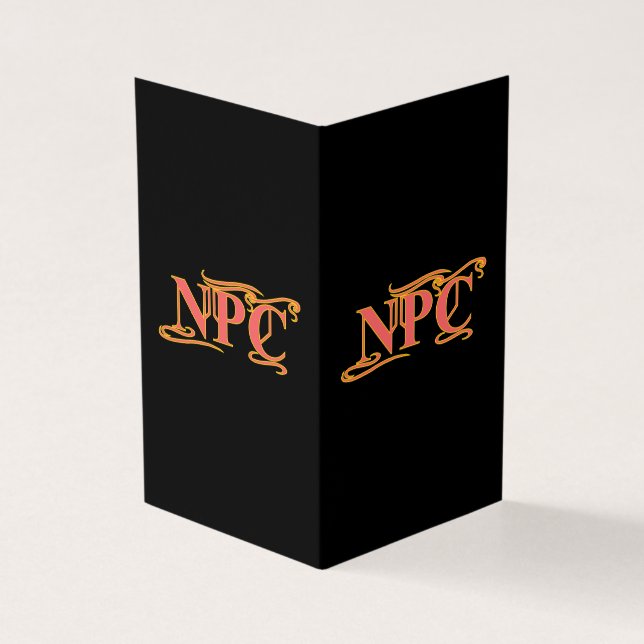 NPC niet Maim Rob of Kill Funny RPG Kaart (Buitenkant)