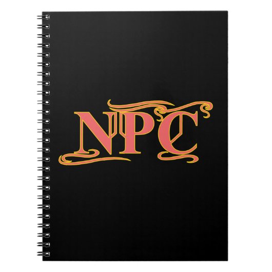 NPC niet Maim Rob of Kill Funny RPG Notitieboek (Voorkant)