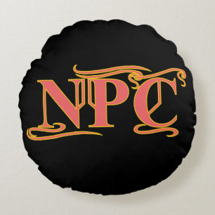 NPC niet Maim Rob of Kill Funny RPG Rond Kussen
