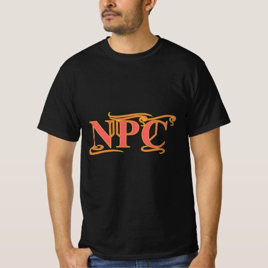 NPC niet Maim Rob of Kill Funny RPG T-shirt (Voorkant)