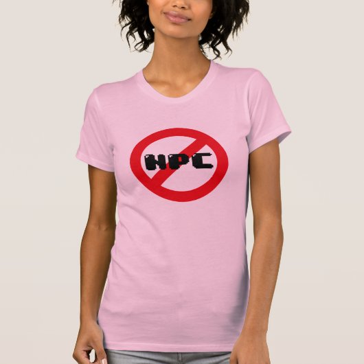 NPC - niet-speler karakter vrouwen T-shirt (Voorkant)