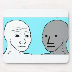 NPC Wojak Non-Player Character Meme gift Muismat