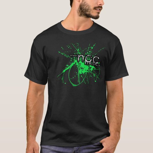 NPCmuziek URL Logo T-shirt (Voorkant)