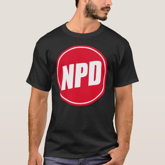 NPD: Nationaal-Demokratische Partei Deutschlands T-shirt (Voorkant)