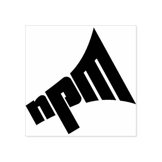 NPM 2-inch stempel met handvat (Afrduk)