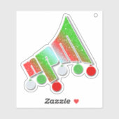 NPM Christmas Logo Bulbs Sticker (Vel)