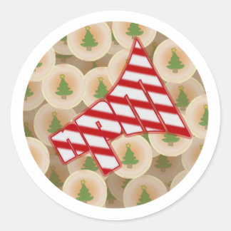 NPM Kerstkoekje Ronde Sticker