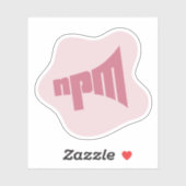 NPM Pink Blob Logo Vinyl Sticker (Vel)
