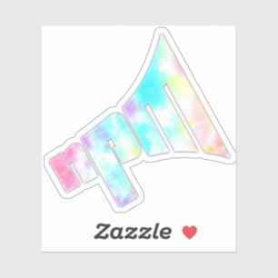 NPM Stropdas-kleurstof Logo Sticker