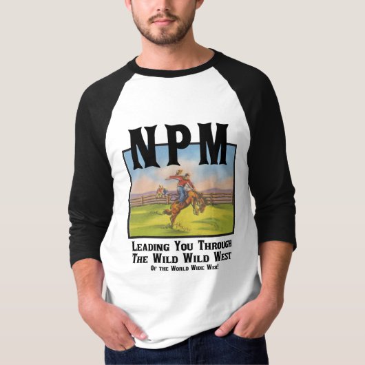 NPM Wild West Raglan T-shirt (Voorkant)